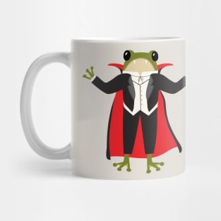 Vampire frog - Frog in a Halloween costume Mug